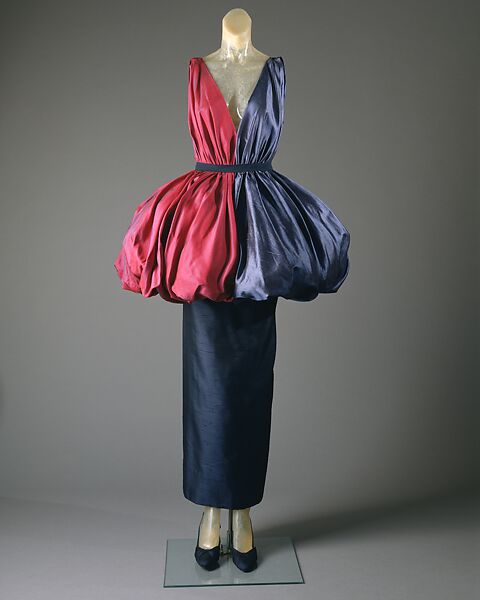 Evening ensemble, (a, b) Madame Grès (Germaine Émilie Krebs) (French, Paris 1903–1993 Var region), silk, French