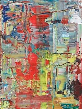 Abstract Painting, Gerhard Richter (German, born Dresden, 1932), Oil on wood 