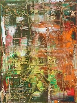 Abstract Painting, Gerhard Richter (German, born Dresden, 1932), Oil on wood 