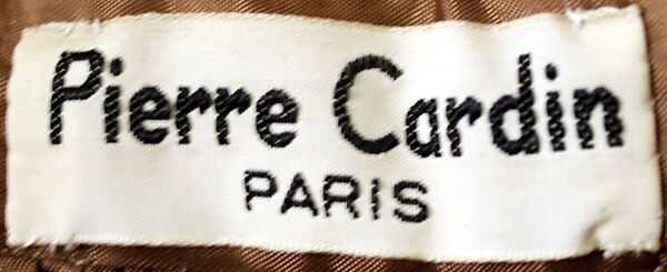 Suit, Pierre Cardin (French (born Italy), San Biagio di Callalta 1922–2020 Neuilly), cashmere, leather, French