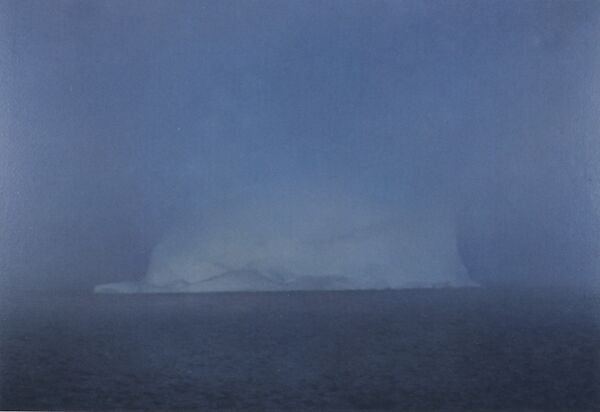 Iceberg in Mist, Gerhard Richter (German, born Dresden, 1932), Oil on canvas 