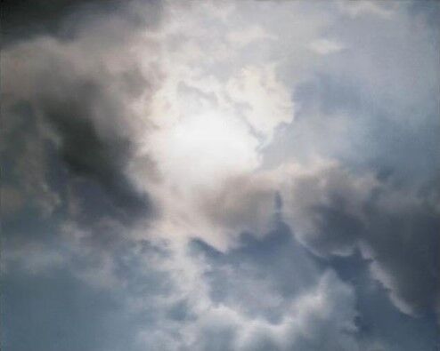 Study for Clouds (Contre-jour), Gerhard Richter (German, born Dresden, 1932), Oil on canvas 