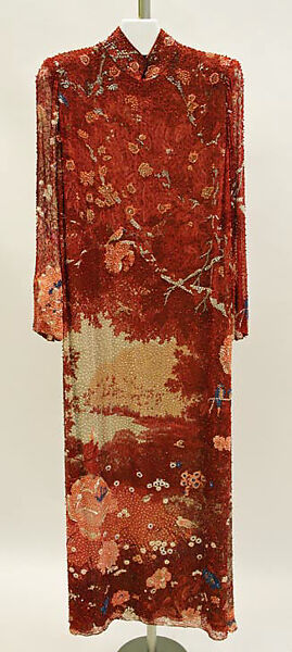 Evening dress, Hanae Mori (French, 1977–2004), silk, Japanese