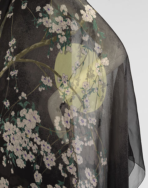 Evening ensemble, Hanae Mori (French, 1977–2004), silk, Japanese
