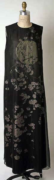 Evening ensemble, Hanae Mori (French, 1977–2004), silk, Japanese