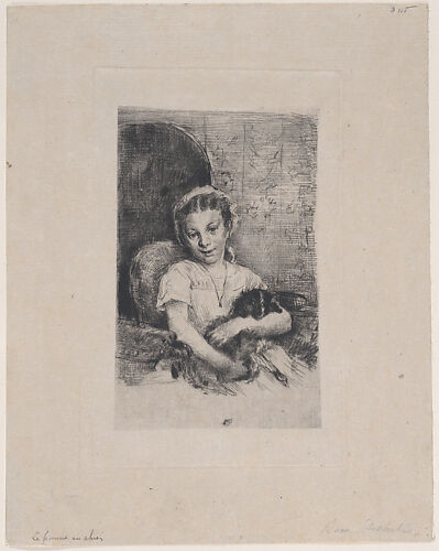 Mlle Chabot, danseuse de l'Opéra, ou Jeune fille au chien
