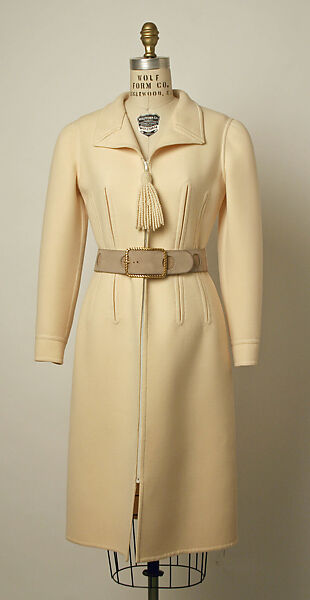 Coat, Valentino (Italian, born 1932), wool, suede, synthetic fiber, snakeskin, Italian 