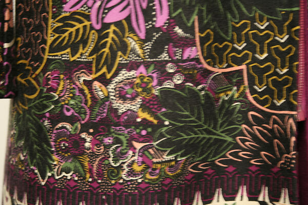 Ensemble, Valentino S.p.A. (Italian, founded 1959), a, d) synthetic fiber
b) wool 
c) leather, Italian