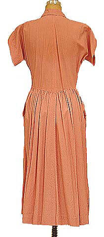 Dress, Claire McCardell (American, 1905–1958), synthetic fiber, American