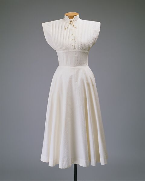 Dress, Claire McCardell (American, 1905–1958), cotton, American 