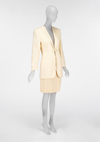 Suit, Giorgio Armani (Italian, founded 1974), silk, wool, Italian