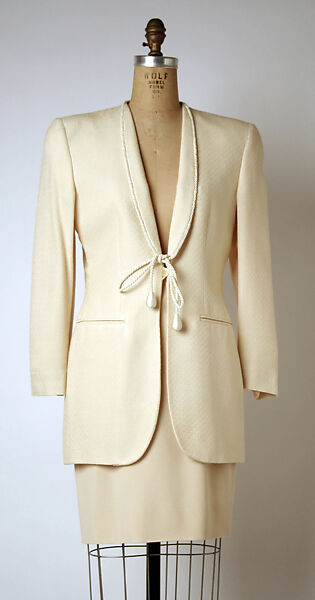 Suit, Giorgio Armani (Italian, founded 1974), silk, wool, Italian 