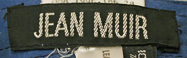 Ensemble, Jean Muir (British, 1966–2007), suede, rayon, British