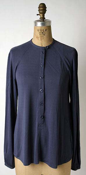 Ensemble, Jean Muir (British, 1966–2007), rayon, synthetic fiber, plastic, British