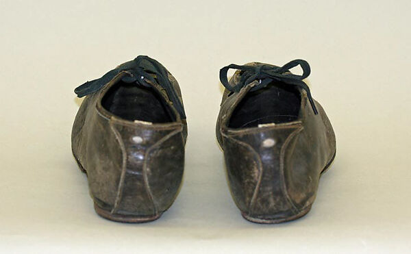 Athletic shoes, Spot-Bilt (American, founded 1898), leather, metal, American