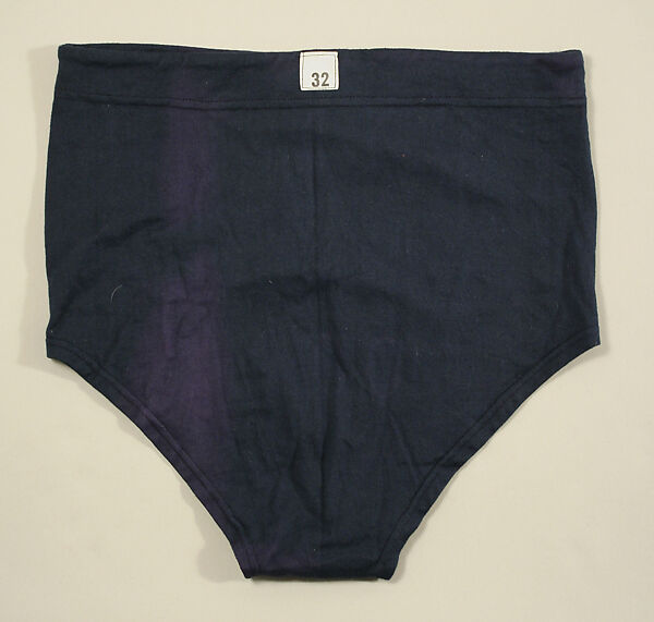 Bathing trunks, cotton, probably American