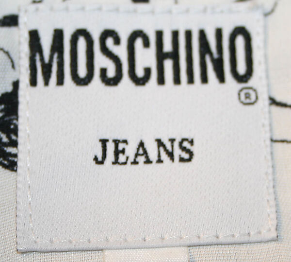 Ensemble, Franco Moschino (Italian, 1950–1994), a) rayon
b) cotton, Italian