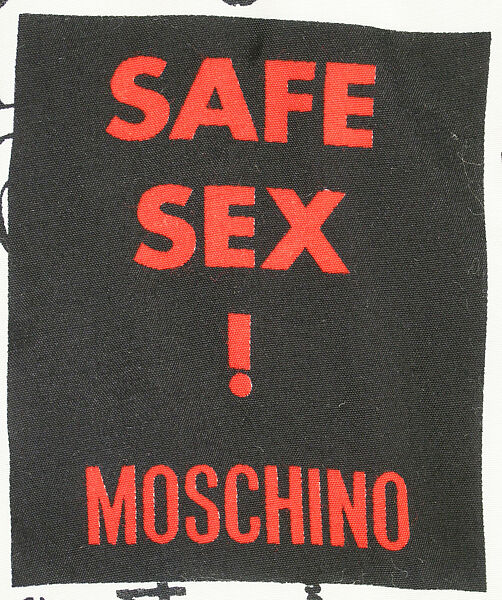 Ensemble, Franco Moschino (Italian, 1950–1994), a) rayon
b) cotton, Italian