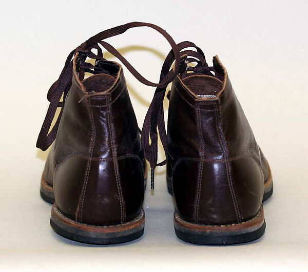 Shoes, leather, American