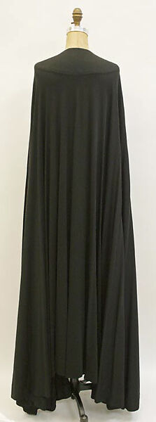 Cape, Halston (American, Des Moines, Iowa 1932–1990 San Francisco, California), Rayon, American