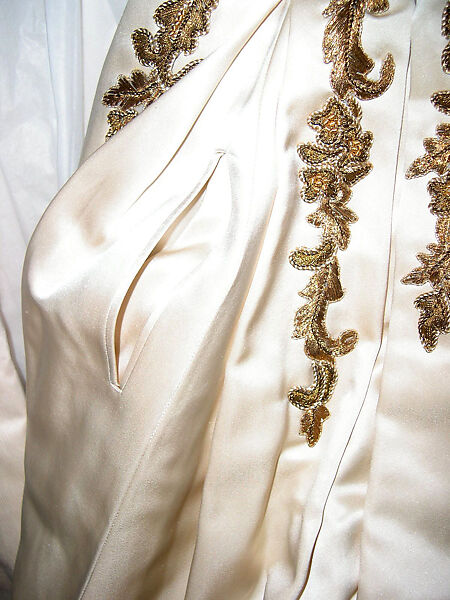 Evening ensemble, House of Chanel (French, founded 1910), silk, metal, French