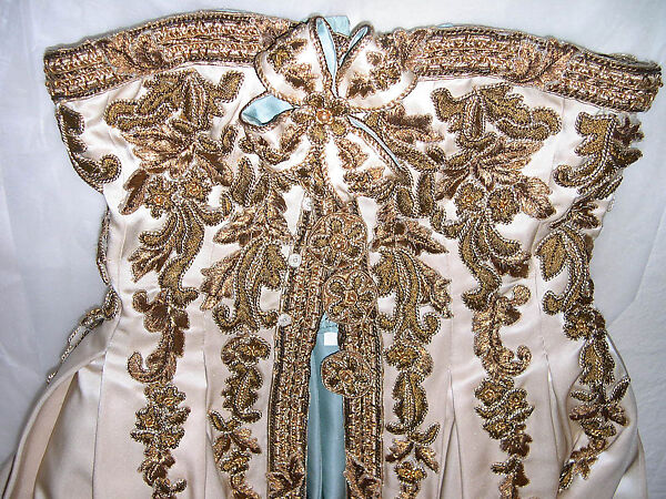 Evening ensemble, House of Chanel (French, founded 1910), silk, metal, French