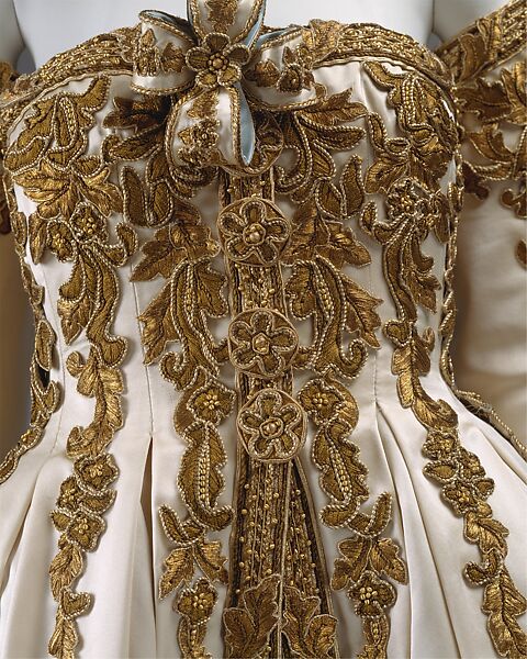 Evening ensemble, House of Chanel (French, founded 1910), silk, metal, French