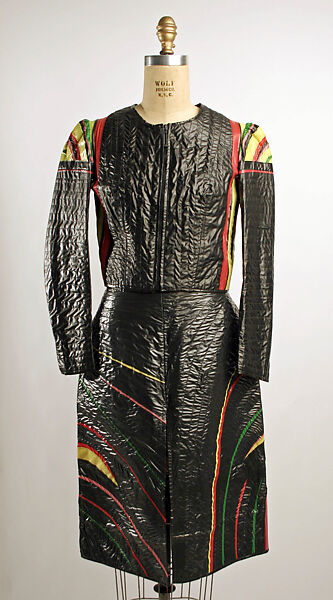 Suit, Annika Liljedahl (Swedish, born 1946), plastic (polyvinyl chloride), Swedish 
