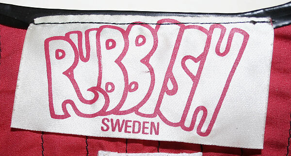 Suit, Annika Liljedahl (Swedish, born 1946), plastic (polyvinyl chloride), Swedish