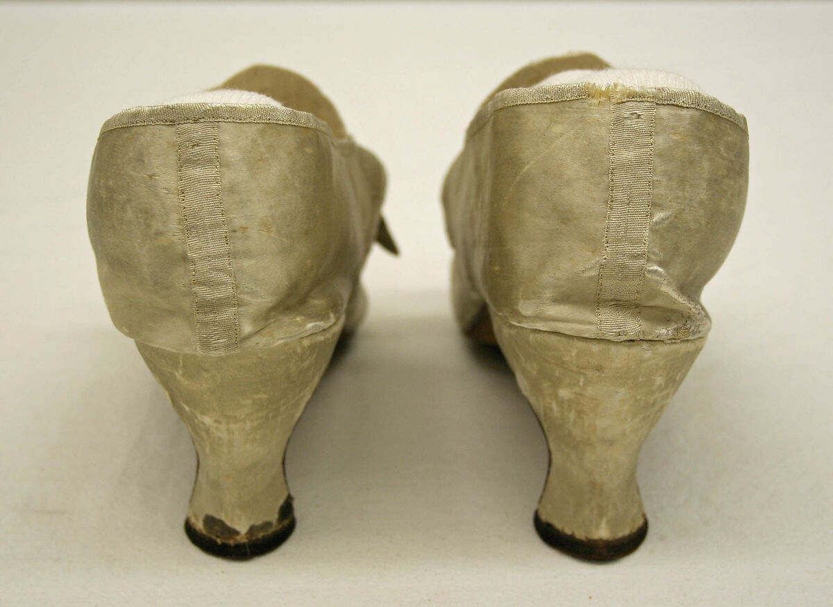 Shoes, silk, American