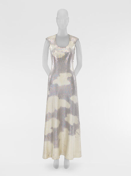 Evening dress, Halston (American, Des Moines, Iowa 1932–1990 San Francisco, California), synthetic fiber, American 