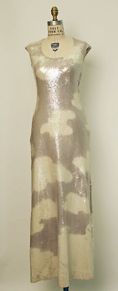 Evening dress, Halston (American, Des Moines, Iowa 1932–1990 San Francisco, California), synthetic fiber, American