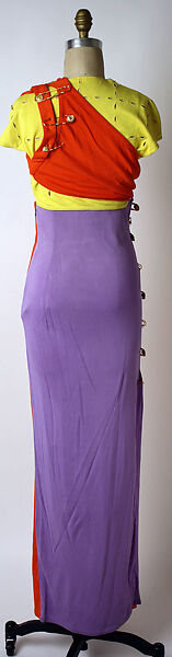 Evening ensemble, Versace Couture (Italian, founded 1992), synthetic fiber, Italian