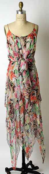 Evening dress, Oscar de la Renta, LLC. (American, founded 1965), silk, American 