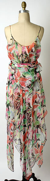 Evening dress, Oscar de la Renta, LLC. (American, founded 1965), silk, American