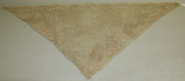 Shawl, linen, Belgian