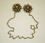 Jewelry set, Miriam Haskell (American, Albany, Indiana 1899–1952 Cincinnati, Ohio), beads, pearls, metal, American