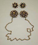 Jewelry set, Miriam Haskell (American, Albany, Indiana 1899–1952 Cincinnati, Ohio), beads, pearls, metal, American