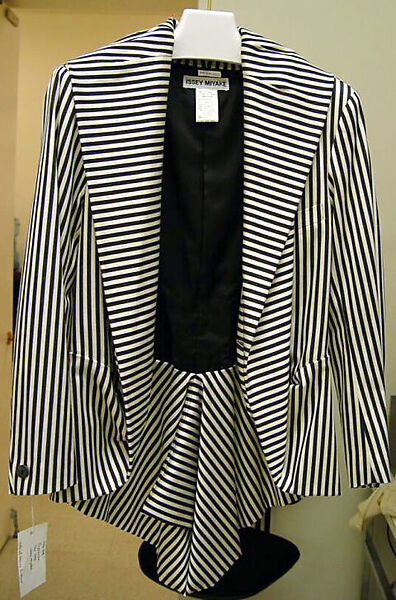 Jacket, Issey Miyake (Japanese, 1938–2022), cotton, synthetic fiber, Japanese 