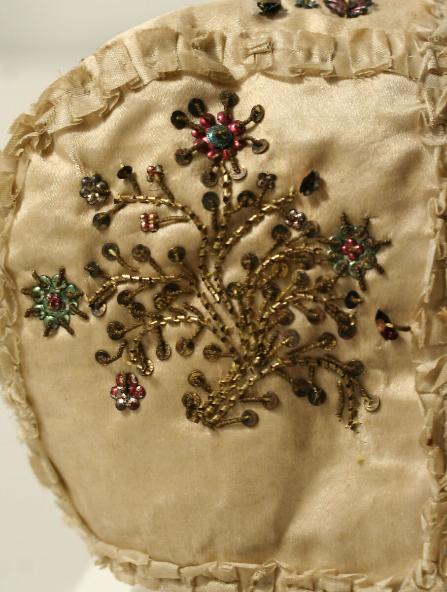 Cap, silk, metal, European