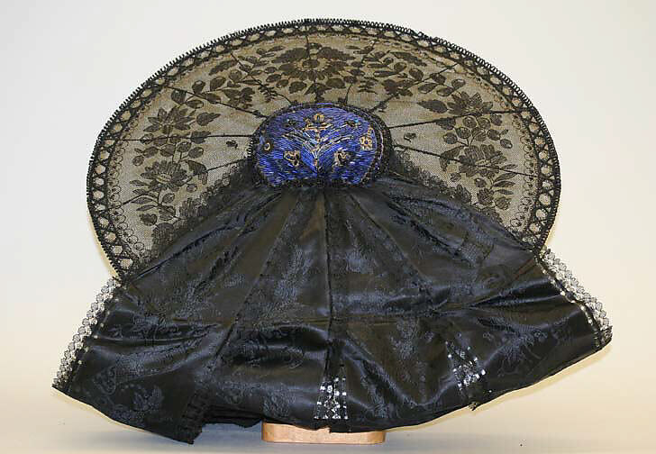 Headdress, silk, Austrian 