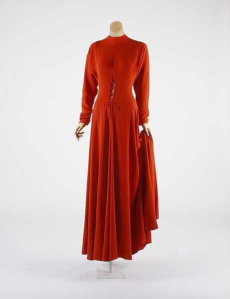 Evening dress, Valentina (American, born Kyiv 1899–1989), silk, American