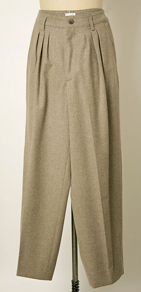 Suit, Issey Miyake (Japanese, 1938–2022), wool, nylon, Japanese