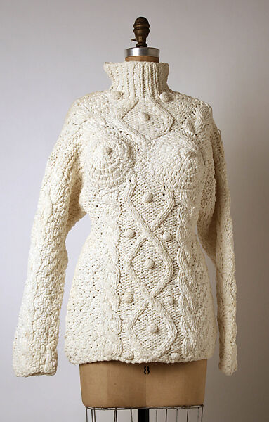 Sweater, Jean Paul Gaultier (French, born 1952), cotton, French 