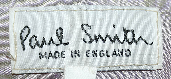 Raincoat, Paul Smith (British, born 1946), acetate, British