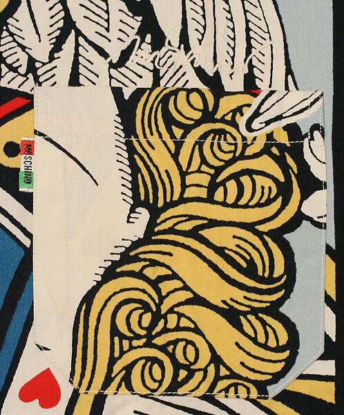 Shirt, Franco Moschino (Italian, 1950–1994), cotton, Italian