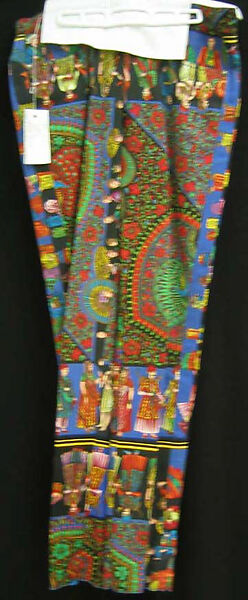 Jeans, Gianni Versace (Italian, founded 1978), cotton, nylon, Italian