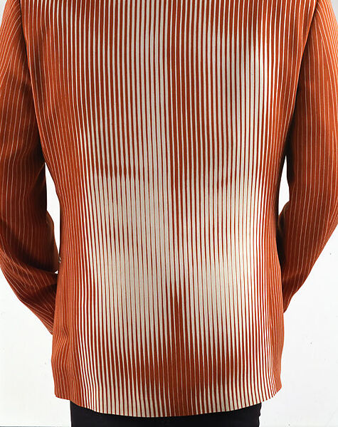 Ensemble, Jean Paul Gaultier (French, born 1952), a) rayon, silk
b) wool, French
