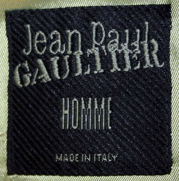 Ensemble, Jean Paul Gaultier (French, born 1952), a) rayon, silk
b) wool, French