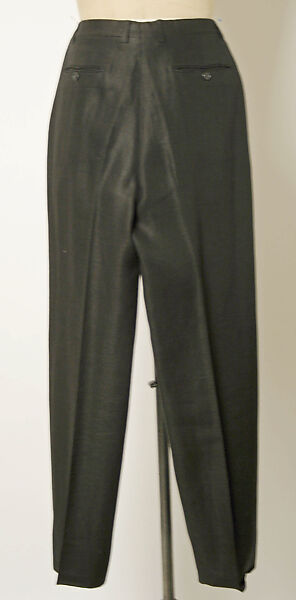 Tuxedo, Giorgio Armani (Italian, founded 1974), linen, silk, Italian
